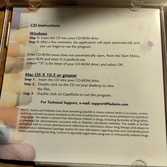 Davis Plus Calculating Drug Dosages Interactive Learning Nursing Math CD - Picture 3 of 4